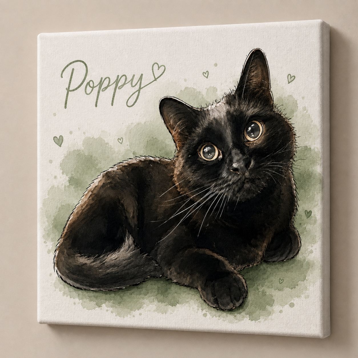 Black Cat Portrait