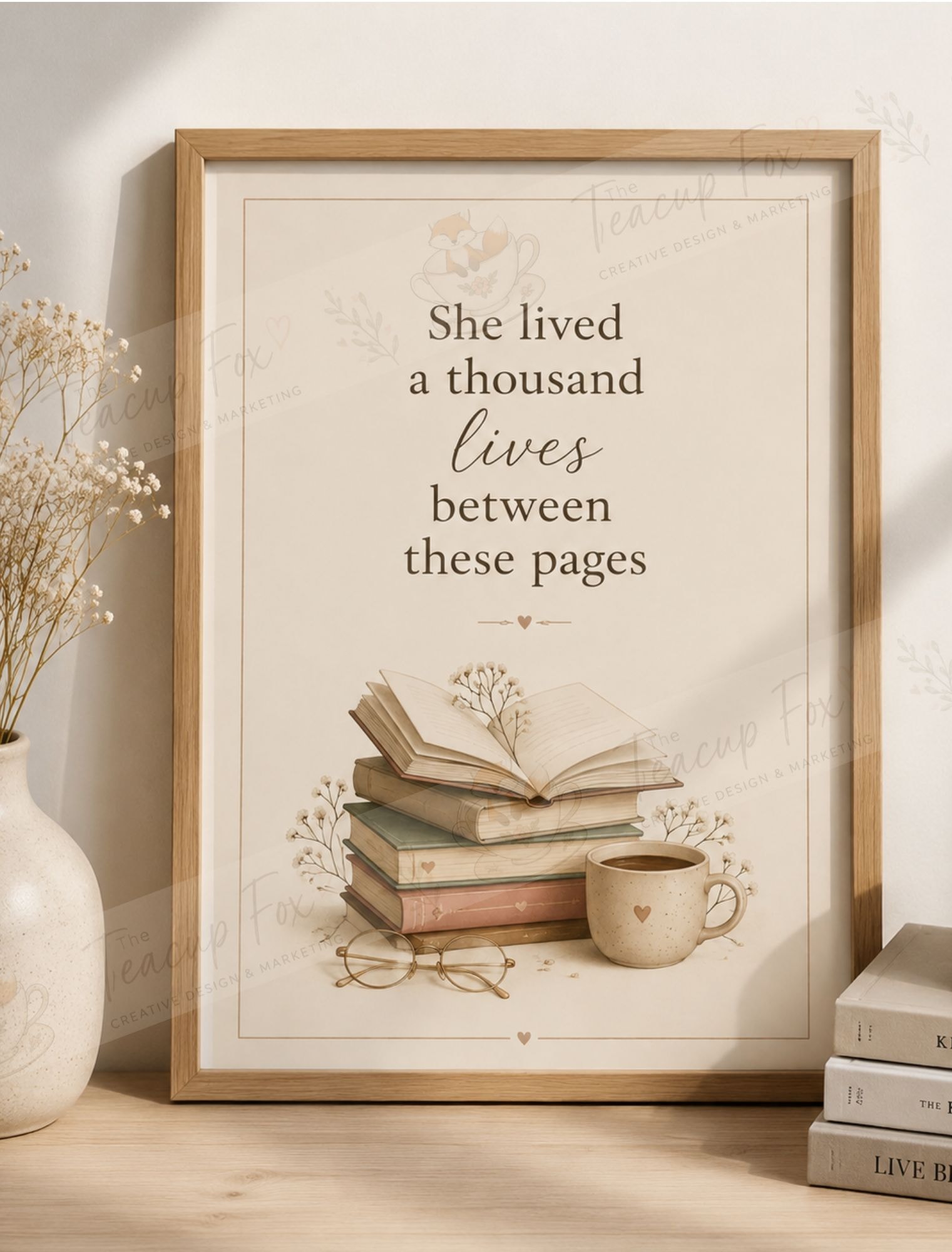 Book Quote Wall Art