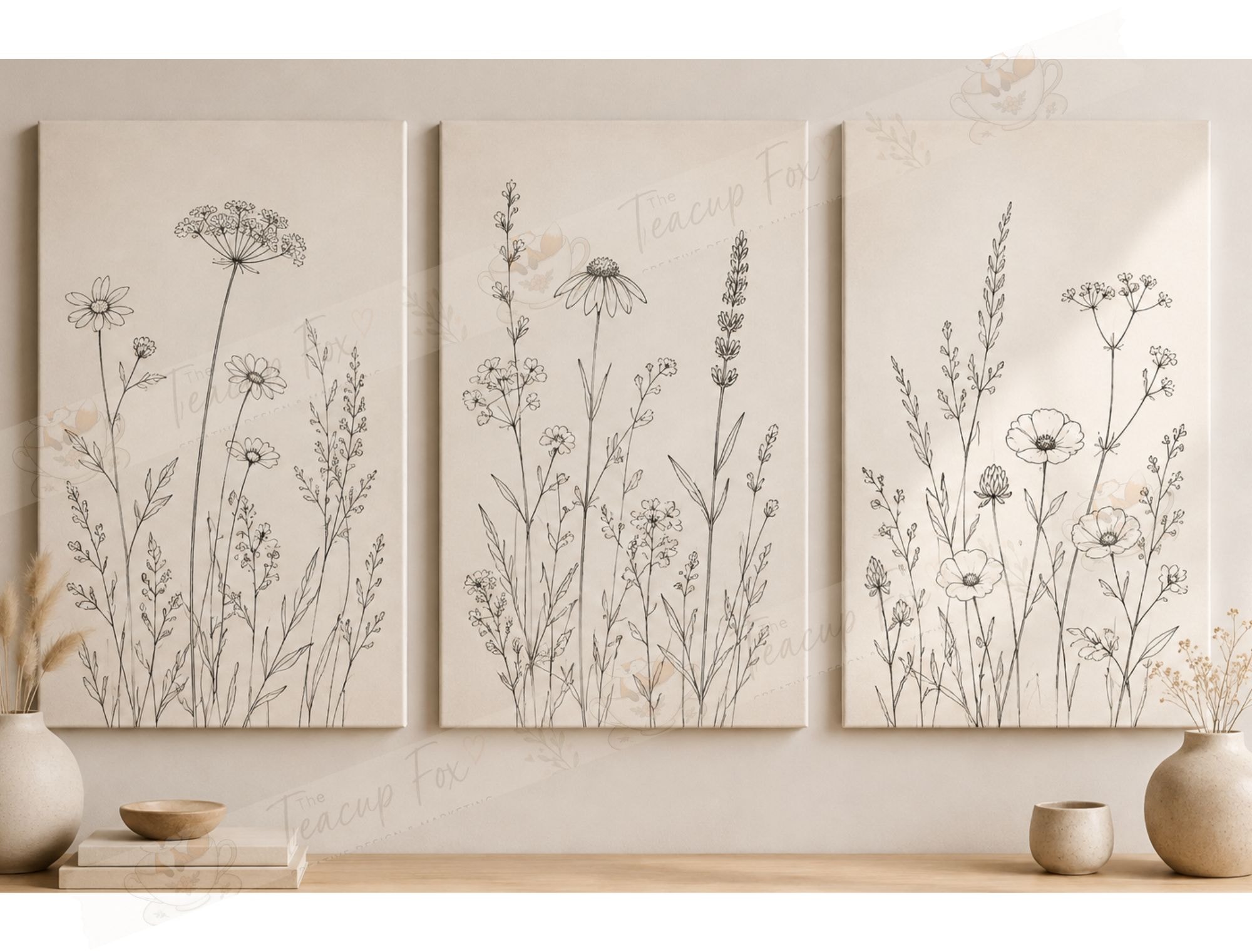 Botanical Line Art